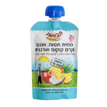 מחית תפוח, אננס וקרם קוקוס אורגנית