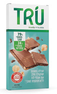 טבלה בסגנון שוקולד חלב עם אגוזי לוז